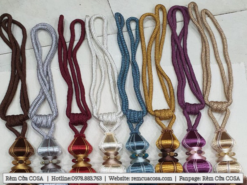 Dây vén rèm vải