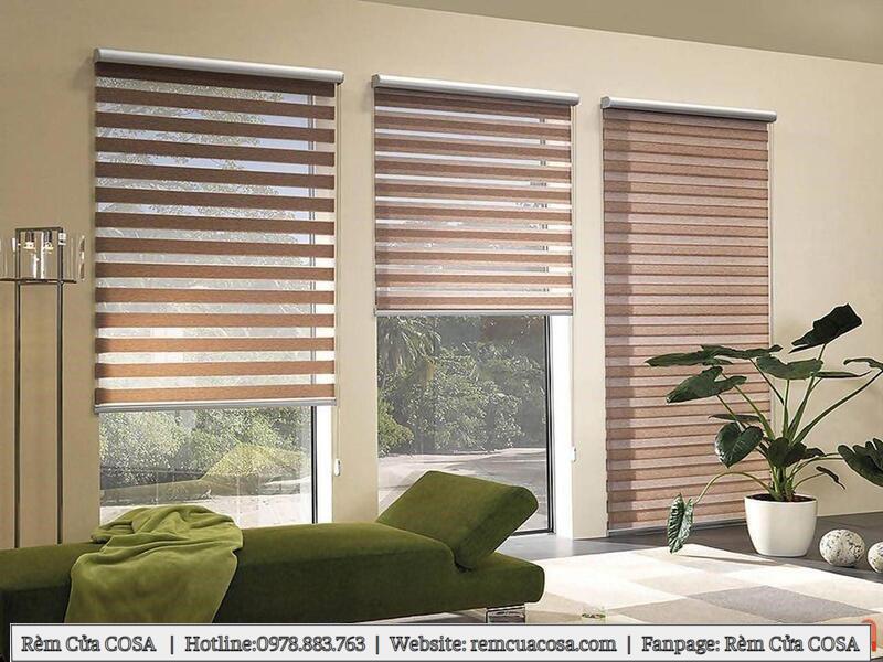 Rèm cầu vồng phòng khách