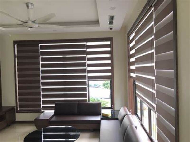 Rèm cầy vồng phòng khách